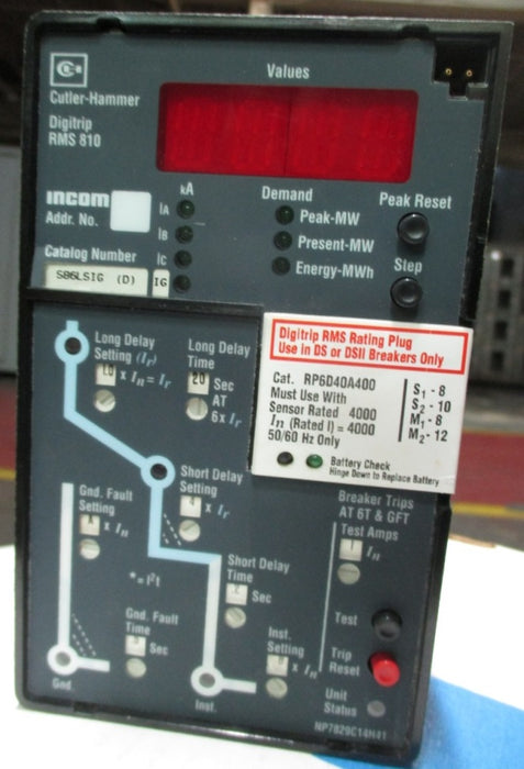 Cutler Hammer S86LSIG (D) Solid State Device