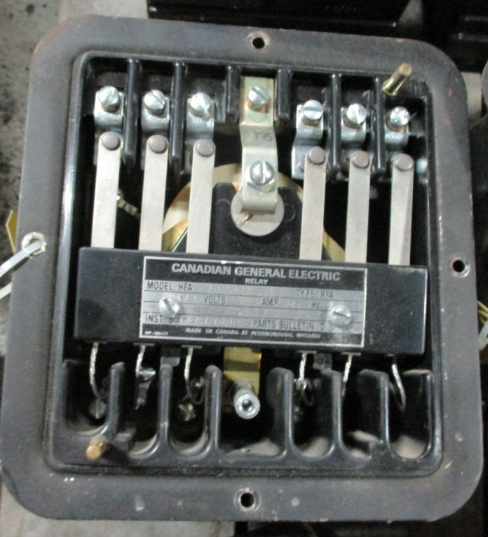 Canadian General Electric HFA25D62F Relay