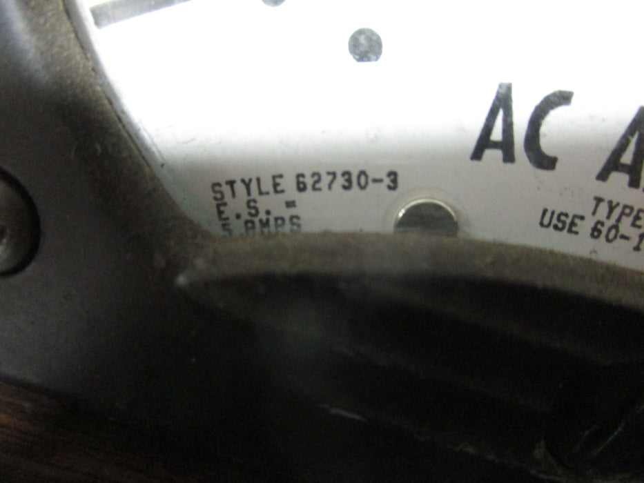 62730-3 Westinghouse 300/600AC Amperes Meter