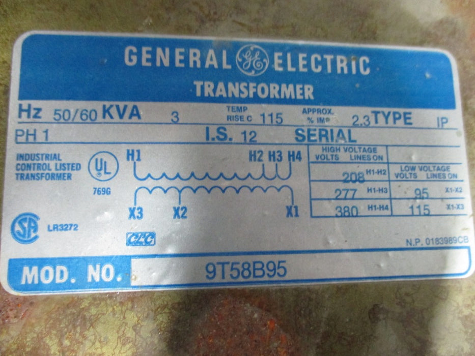 9T58B95 - Genreal Electric - Transformer