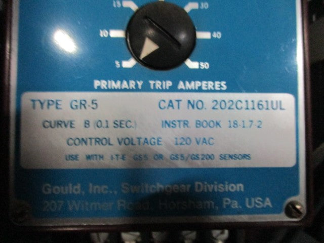 2021161UL - Gould - GR-5 Ground Fault Relay