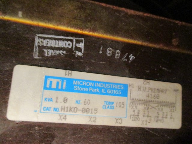 HIKO-0015 - Micron Industries - Control Power Transformer