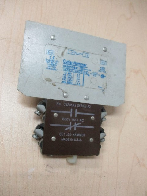 C320KGS41 - Cutler Hammer - Size 4 N/O Auxiliary Contact for CN15NN3