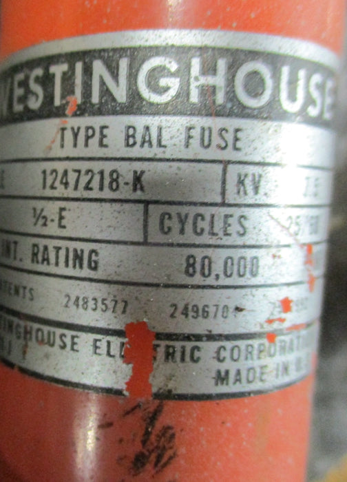 1247218-K - Westinghouse Fuse