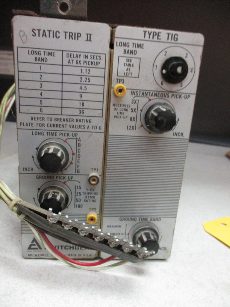 TYPE TIG - Allis Chalmers - Static Trip II