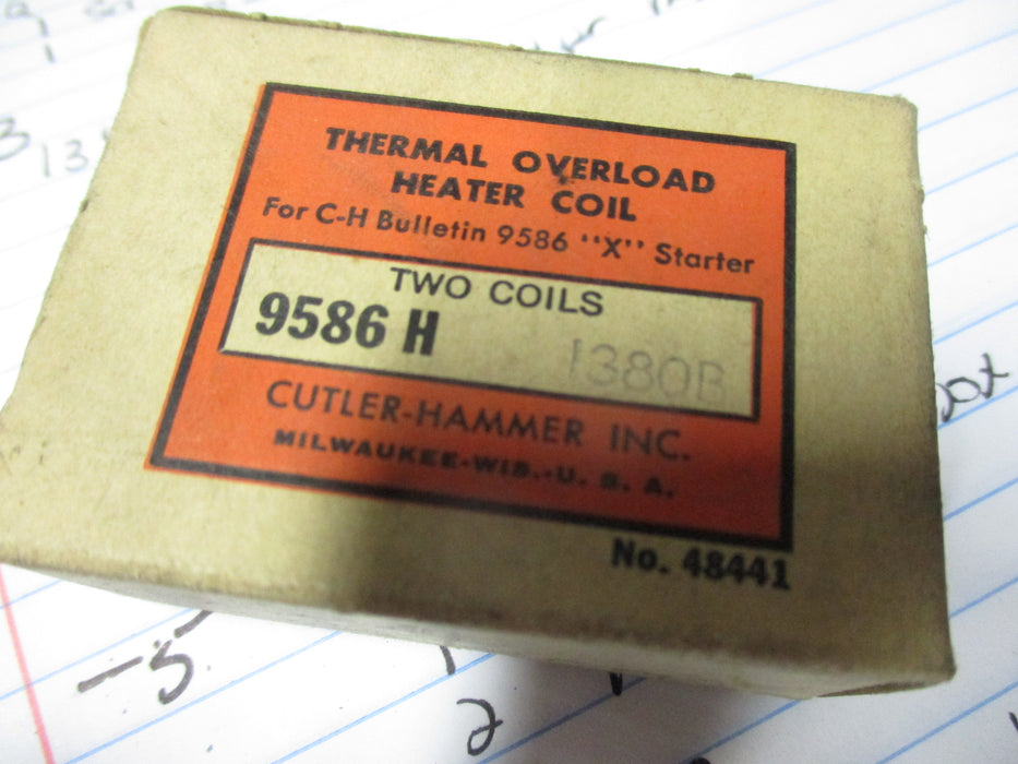 9586H1380B - Cutler Hammer - Thermal Overload Heater Coil