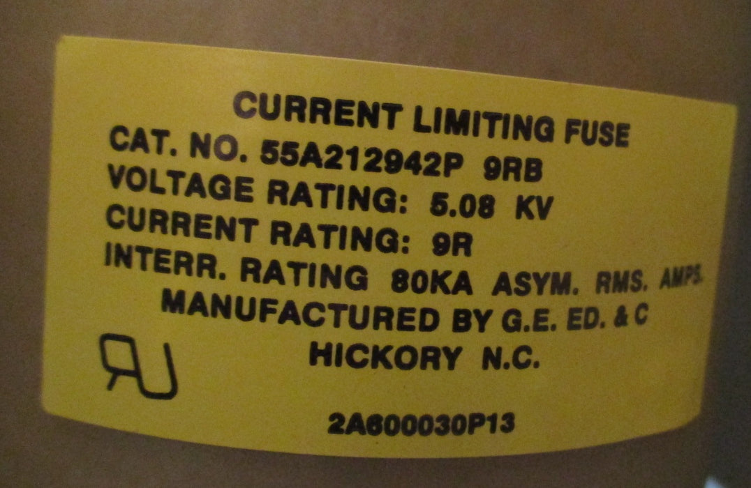 55A212942P 9RB - General Electric - Current Limiting Fuse 5.08KV