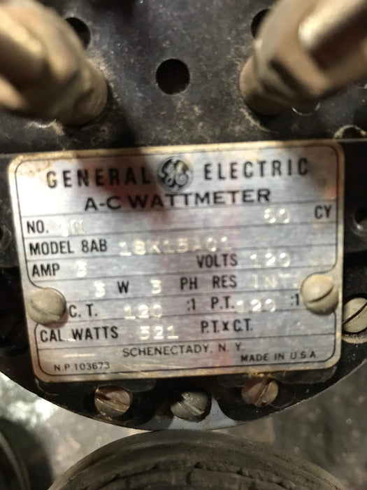 BAB18K15AG1 - General Electric 15 Megawatts Meter
