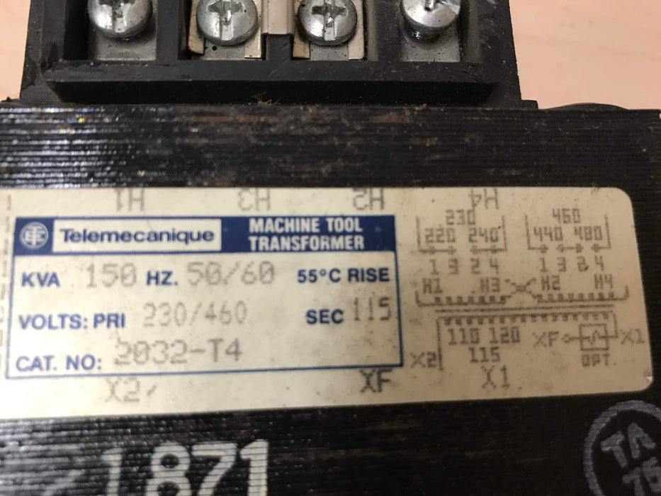 2032-T4 - Machine Tool Transformer