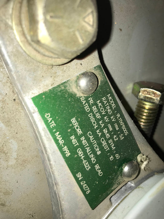 9L11XPB005 - General Electric Tranquell XEP Surge Arrester