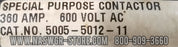 Joslyn Clark 5005-5012-11 Contactor