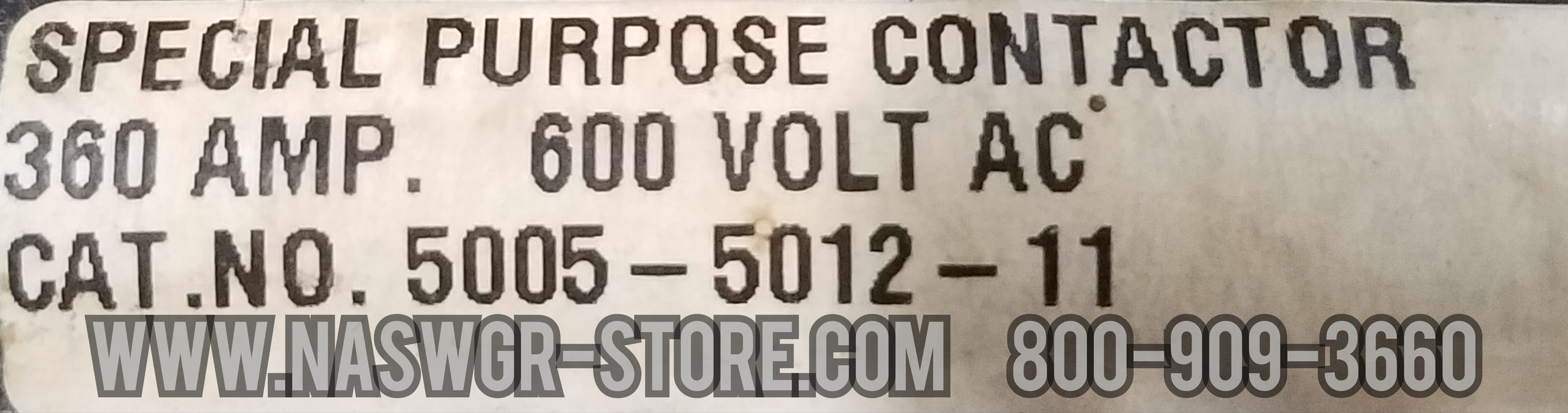 Joslyn Clark 5005-5012-11 Contactor