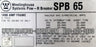 Westinghouse SPB-65 Circuit Breaker (M/O,D/O) - 1200 Amp