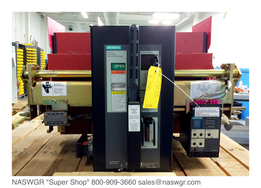 Siemens RL-4000 Circuit Breaker (E/O,D/O) - 4000 Amp