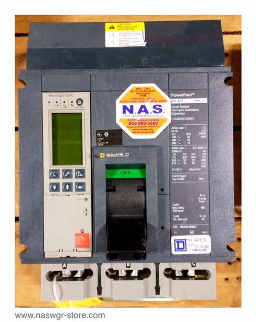 Square D PowerPact PG400 Breaker ~ 400 Amp