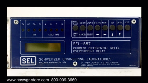 Schweitzer Engineering Laboratories SEL-587 Current Differential / Overcurrent Relay