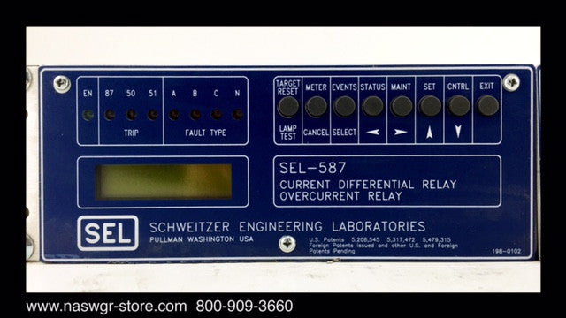 Schweitzer Engineering Laboratories SEL-587 Current Differential / Overcurrent Relay