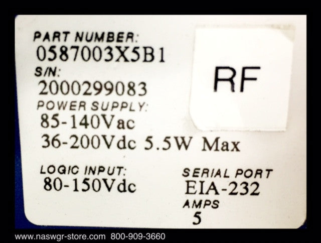 Schweitzer Engineering Laboratories SEL-587 Current Differential / Overcurrent Relay