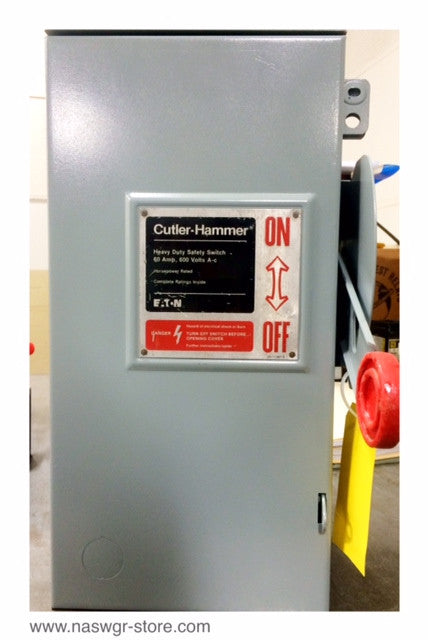 Cutler Hammer DH362FRK Heavy Duty Safety Switch - 60A/600V/3P/N3R