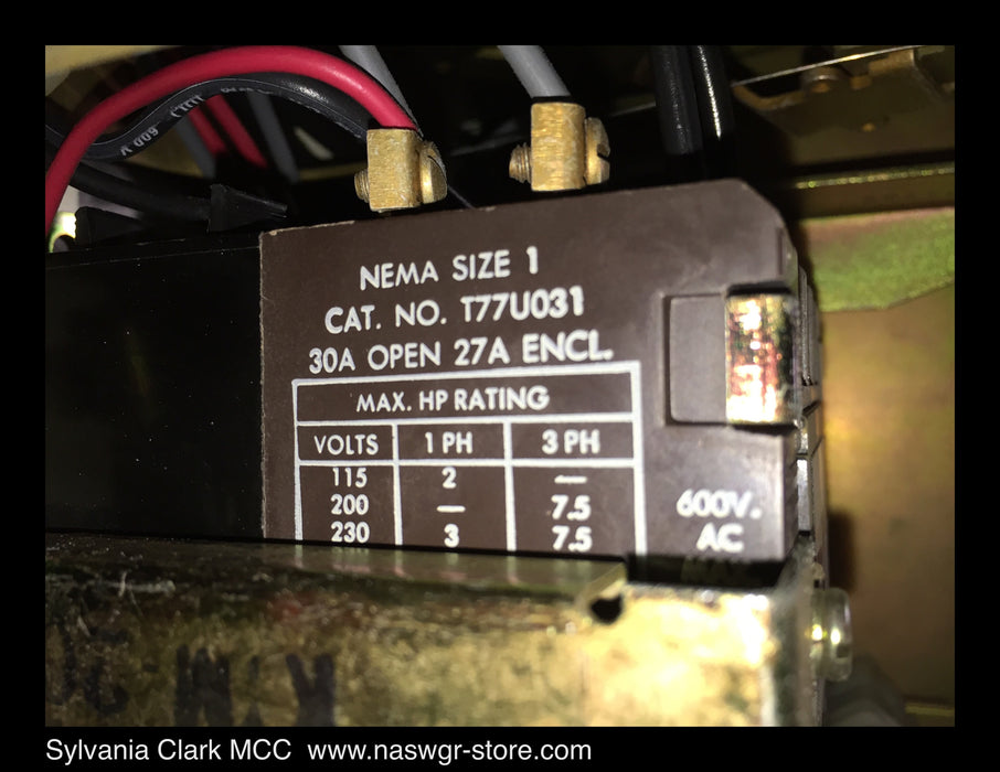 Sylvania Clark 6200 Series Motor Control Center