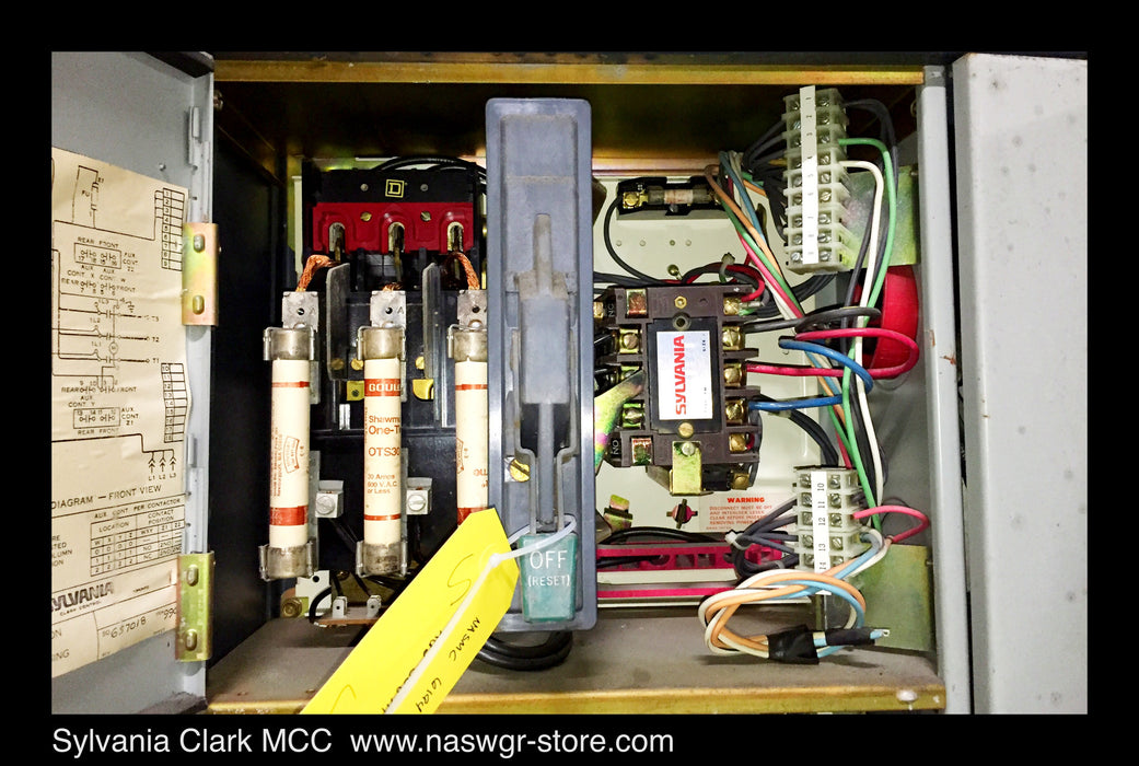 Sylvania Clark 6200 Series Motor Control Center