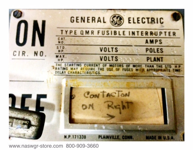 THPS362 ~ GE THPS362 Fusible Switch ~ 60 Amp