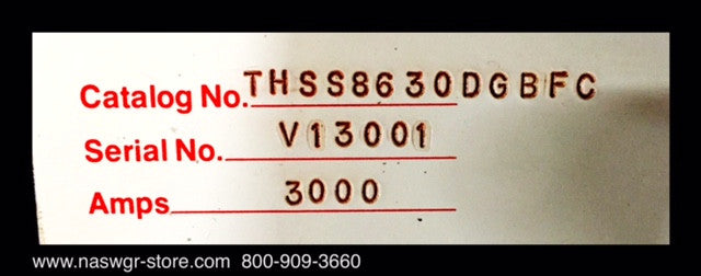 GE PowerBreak THSS8630DGBFC Circuit Breaker (M/O,B/I) - 3000 Amp