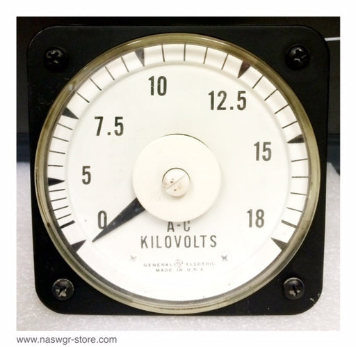 50-103021-PZXE2 ~ GE 50-103021-PZXE2 AC Voltmeter ~ P.T. 120:1