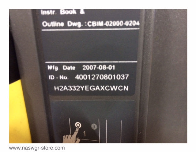 Siemens WL WLH2A332 Circuit Breaker (E/O,D/O) ~ 3200 Amp