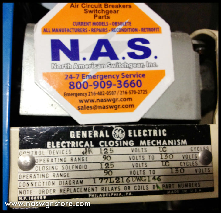 General Electric AK-2-25-2 JK Circuit Breaker (E/O,D/O) - 600 Amp