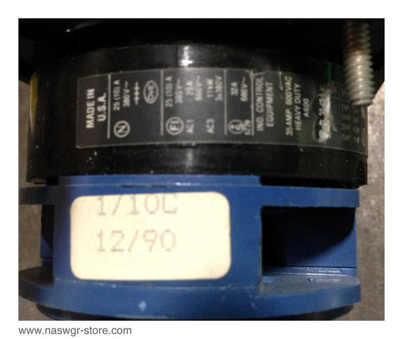 C26 , Kraus & Naimer C26 On Off Switch , A200 , 1/10C , 12/90 , PN: C26