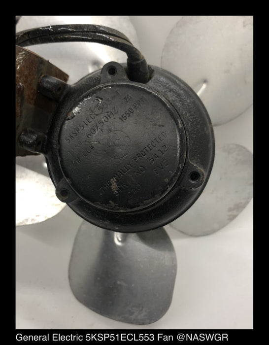 5KSP51ECL553-T General Electric Motor with Fan Blades