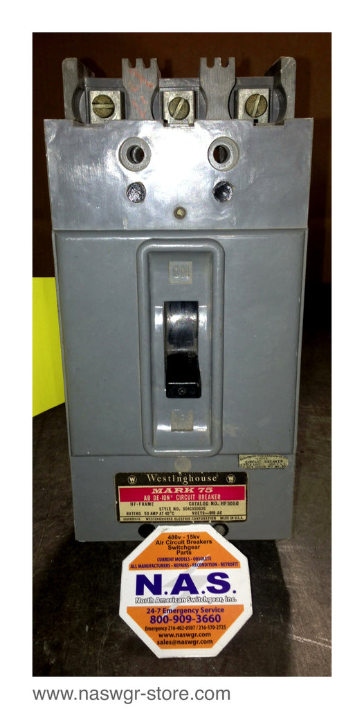 Westinghouse HF3050 Circuit Breaker ~ 50 Amp