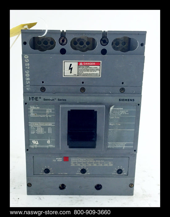 ITE JXD63L400 Molded Case Circuit Breaker - 400 Amp