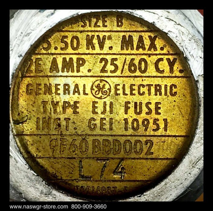 9F60BBD002 ~ GE 9F60BBD002 Fuse