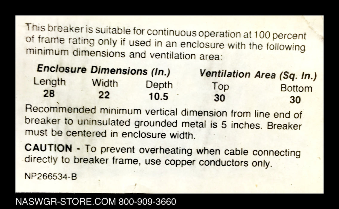 GE PowerBreak THSS5616DGB Circuit Breaker (M/O,B/I) - 1600 Amp