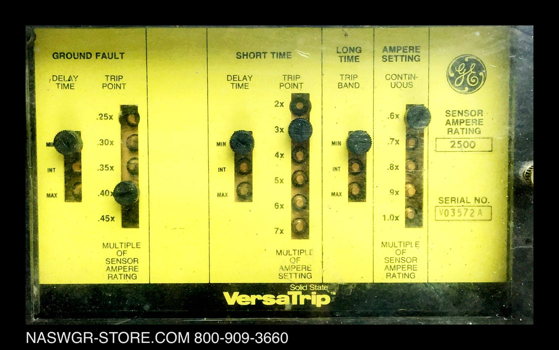 GE PowerBreak THSS7625DG Circuit Breaker (M/O,B/I) - 2500 Amp