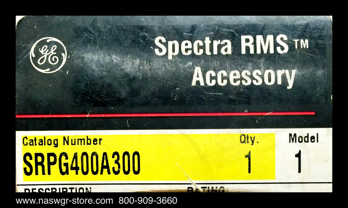 SRPG400A300 ~ GE SRPG400A300 Rating Plug