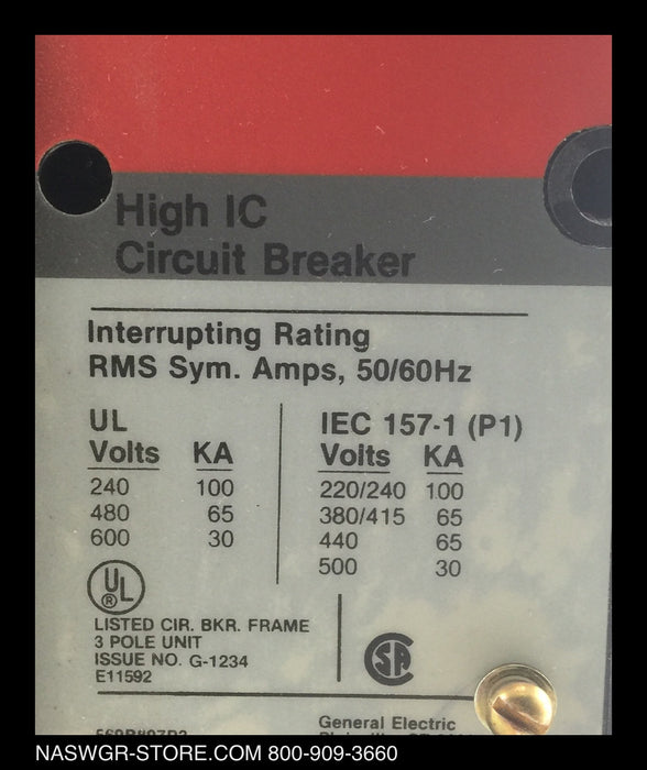 General Electric TJL4V2602 Molded Case Circuit Breaker - 200 Amp