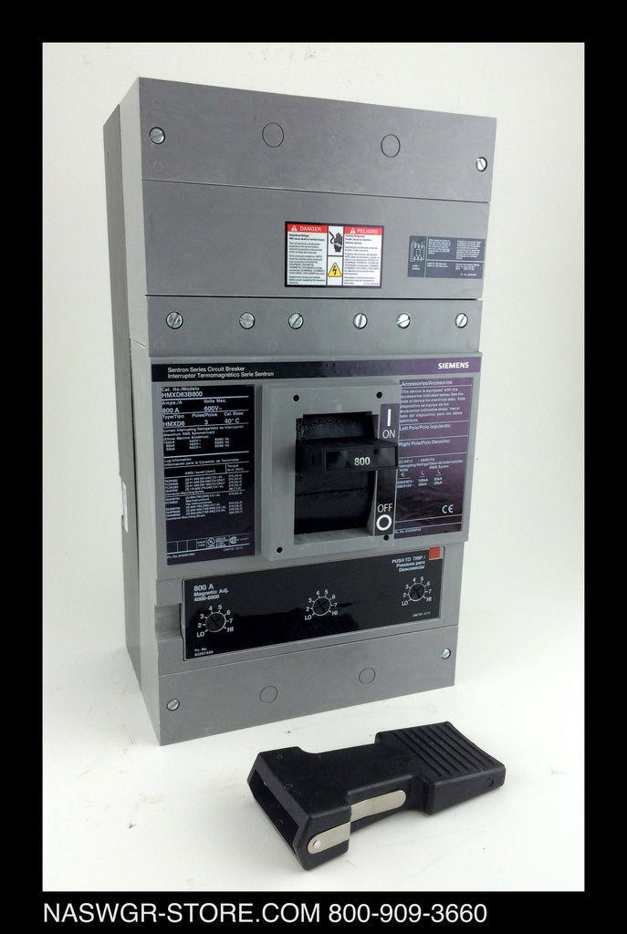 Siemens HMXD63B800 Molded Case Circuit Breaker - 800 Amp - Unused