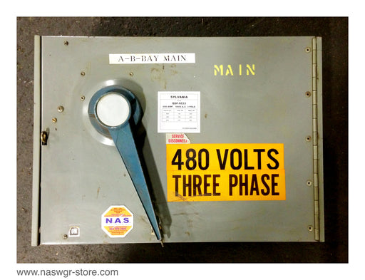 QSF-6033 ~ Sylvania QSF-6033 Panel Board Switch ~ 600 Amp ~ QSF