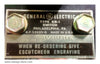 16SB1CF16X2, GE 16SB1CF16X2 Type SB-1 Switch - P/N: 16SB1CF16X2