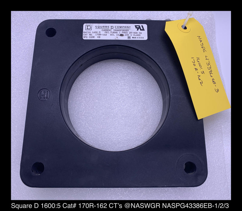 Square D 170R-162 Current Transformer - 1600:5 Amp