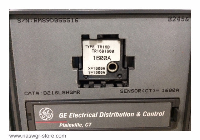 GE PowerBreak II SHD16B216H Circuit Breaker ~ 1600 Amp