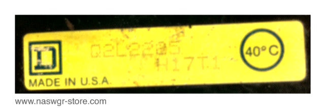 Square D Q2L2225 Molded Case Circuit Breaker - 225 Amp
