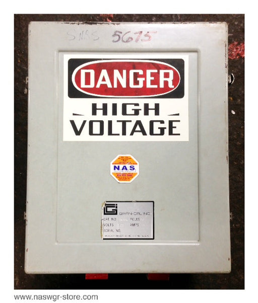 R-9881 ~ Gran-Cal Inc. R-9881 Splice Box / Junction Box for 50DH250 Switchgear