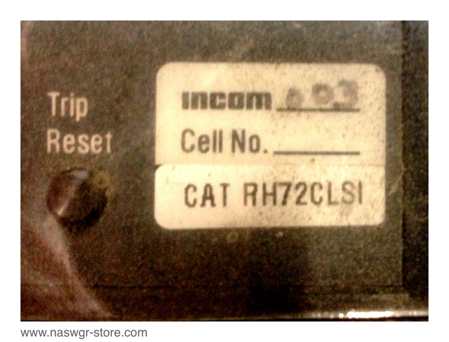 RH72CLSI , Westinghouse Digital Protection , Digitrip RMS/R 700 , LSI Functions , Rating Plug: Cat: PR6A30A300 , PN: RH72CLSI