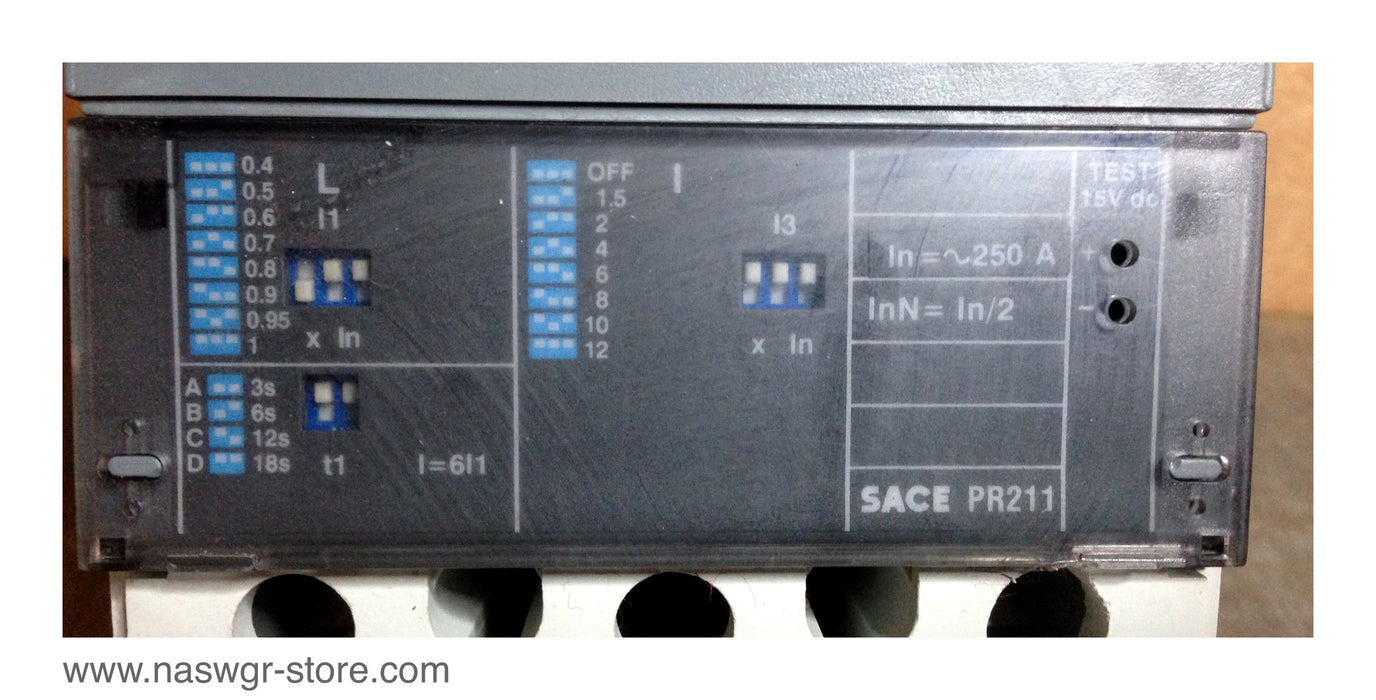 ABB Sace S4N250BW Molded Case Circuit Breaker - 250 Amp
