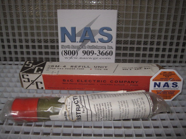 122300R4 ~ S&C SM-4 Fuse Refill 122300R4 200E