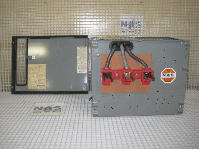 Square D Model 4 Size 1 MCC Fusible Bucket HU100-3MC 12"